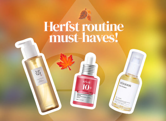 Herfst skincare routine: zo bescherm je je huid tegen kou en droge lucht met Korean Skincare