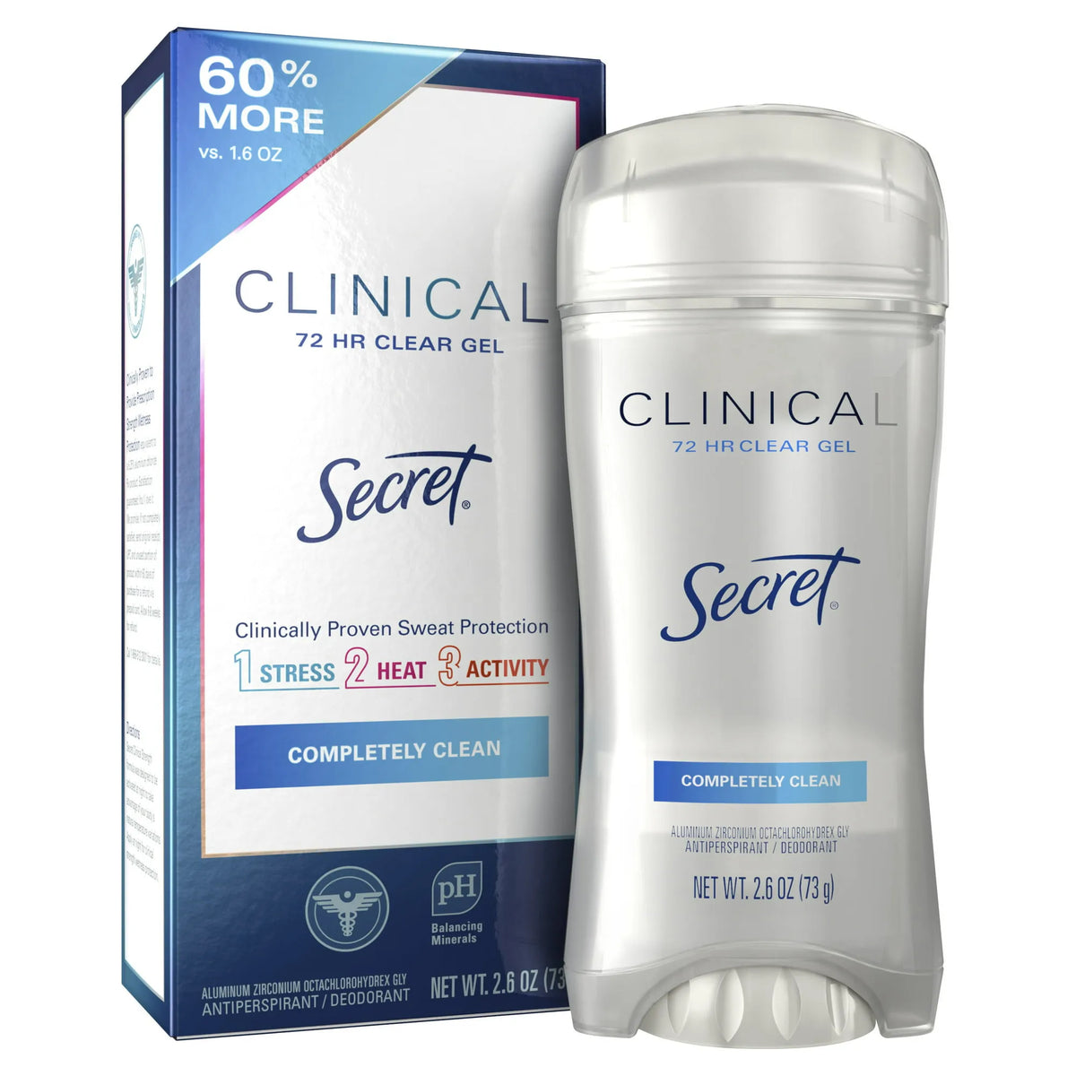 Clinical Strength - Clear Gel - Completely Clean