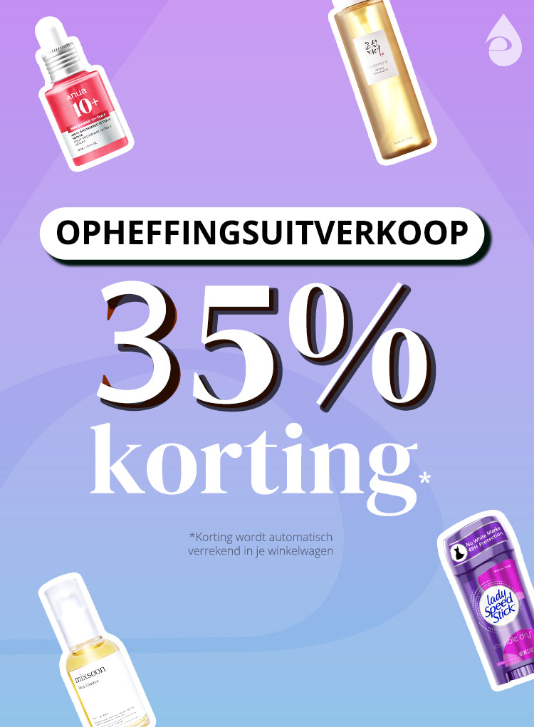 Opheffingsuitverkoop 35% korting