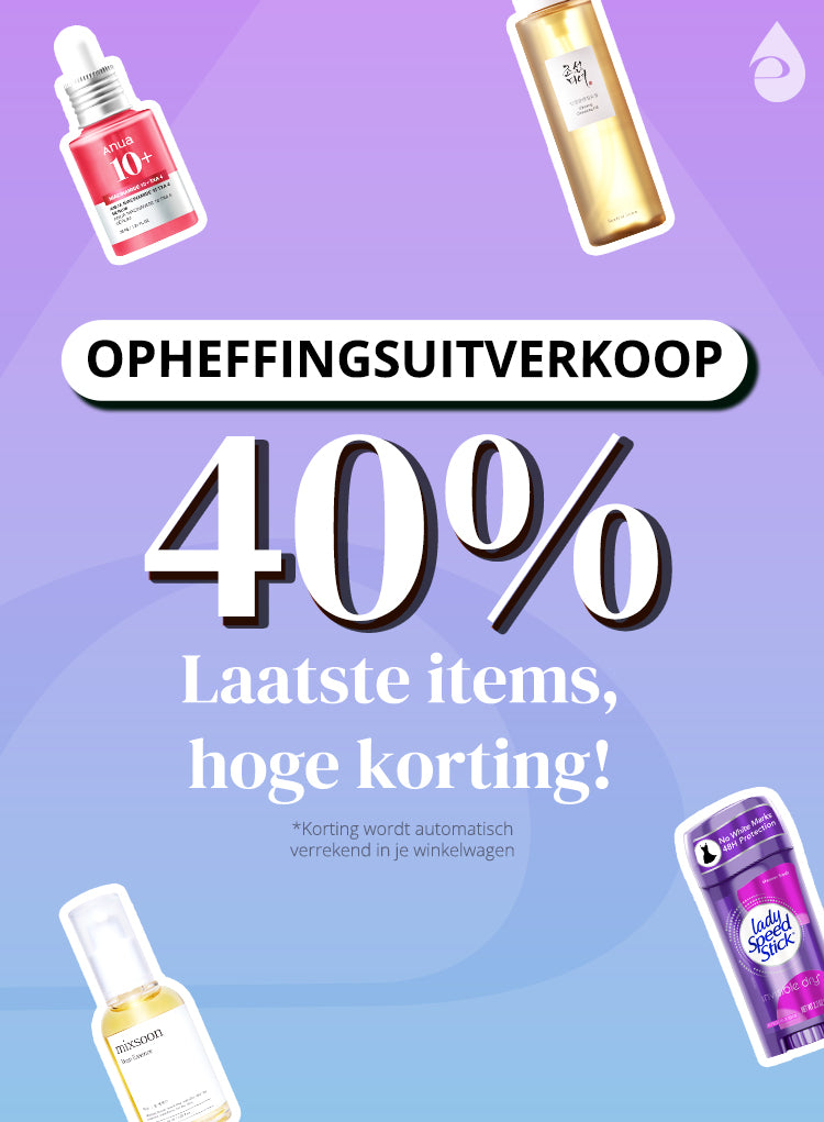 Opheffingsuitverkoop 40%